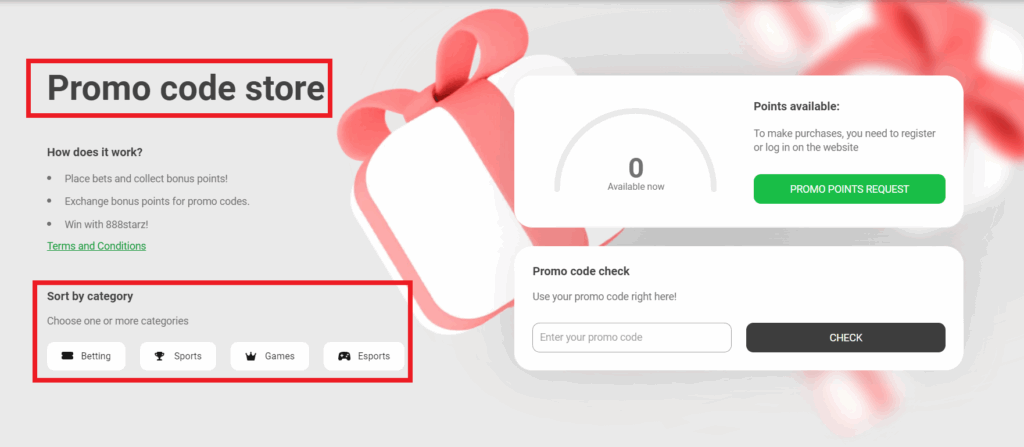 Use 888Starz promo code